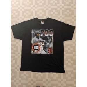 Vintage Barry Bonds 700 Home Runs Shirt Size 2XL SF Giants 2004 Y2K